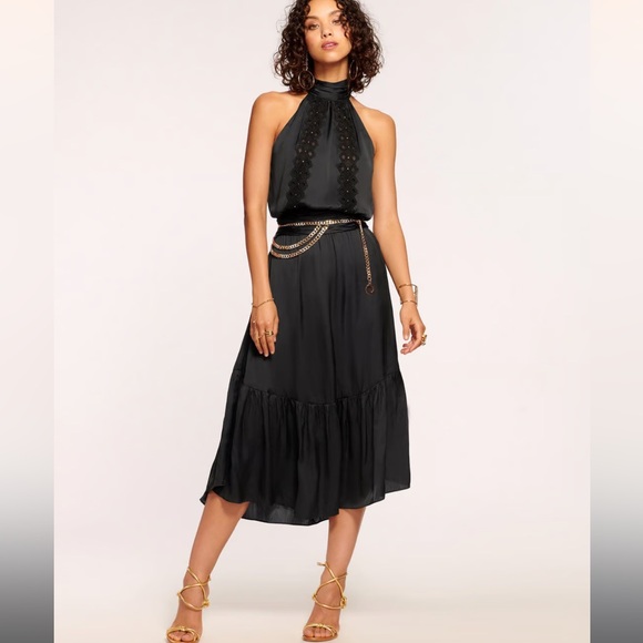 Ramy Brook Amira Embellished Midi Dress - NWT